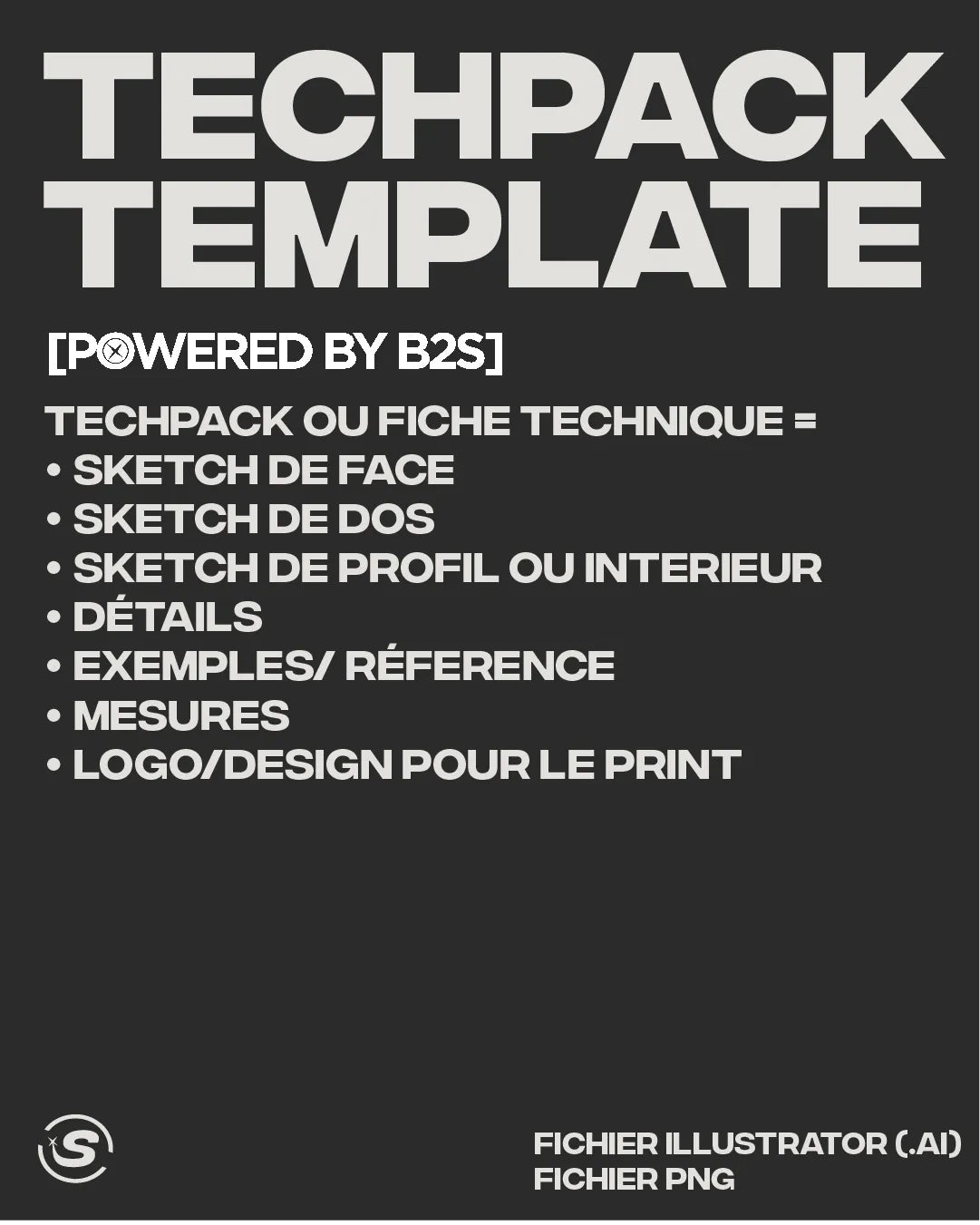 TECHPACK TEMPLATE [POWERED BY B2S]